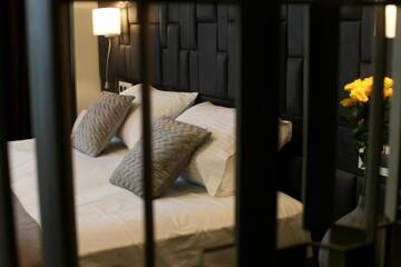 Фото номера Двухместный номер Делюкс с 1 кроватью и балконом Отель Hotel Orhideea г. Негрешти-Оаш 26